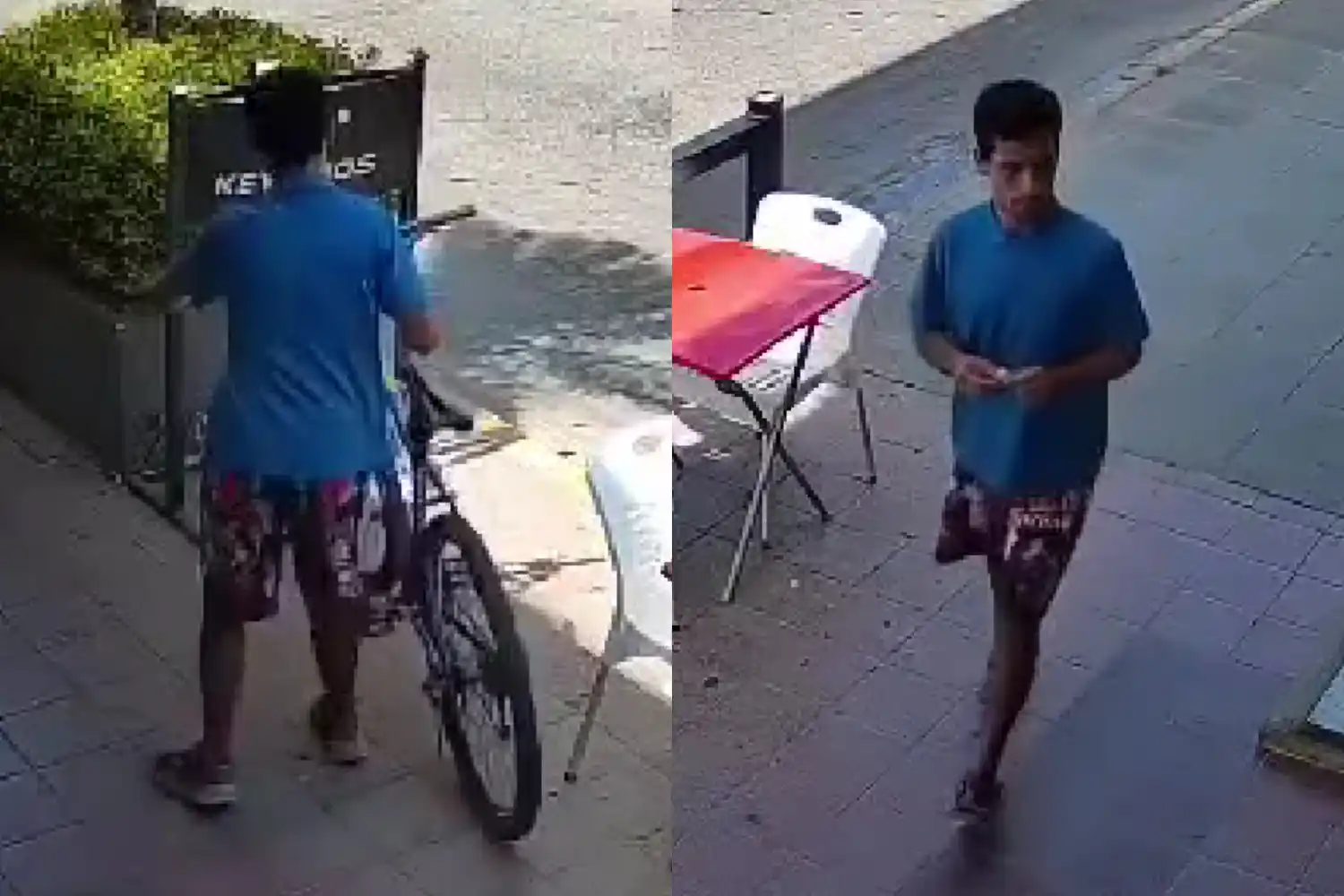 delincuente roba bici en el centro