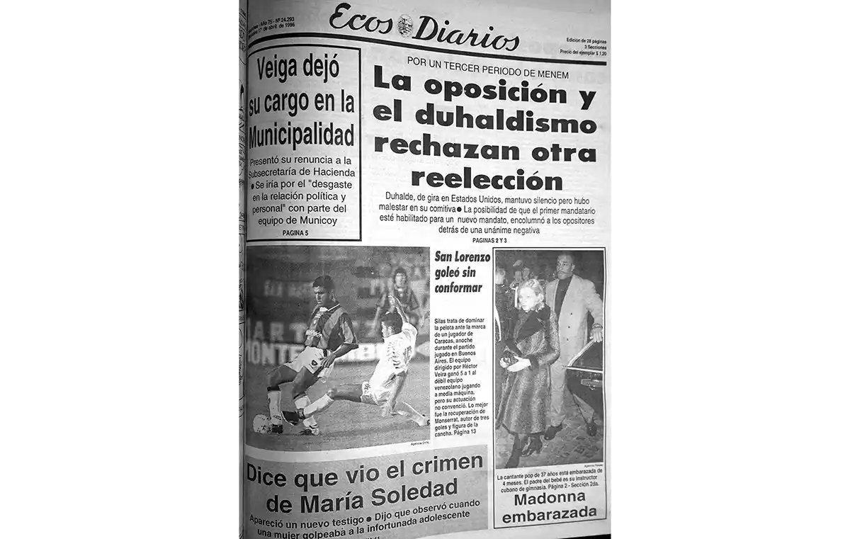 Miércoles 17 de abril de 1996