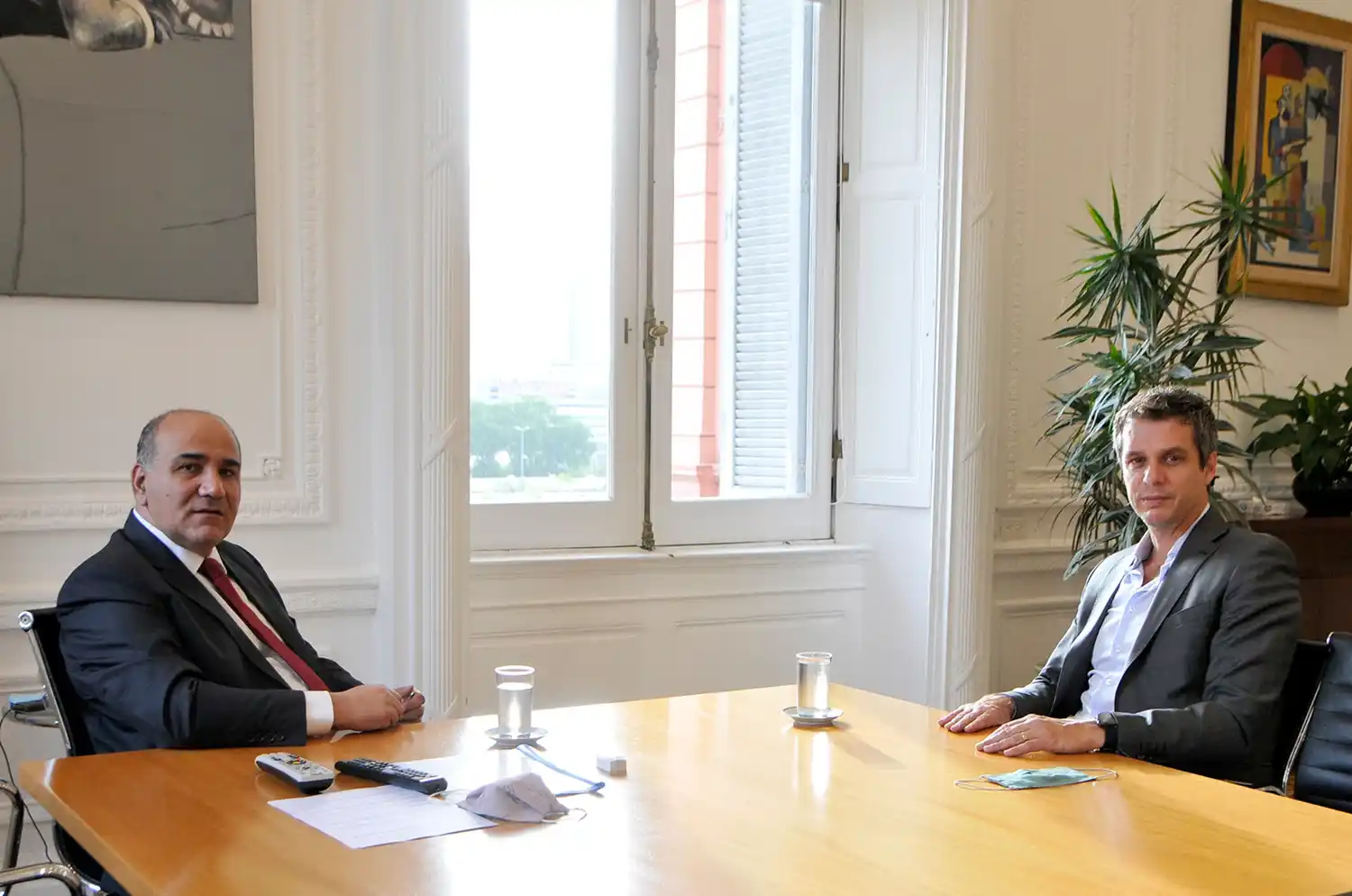 Manzur y Cresto hablaron de políticas públicas de agua y saneamiento