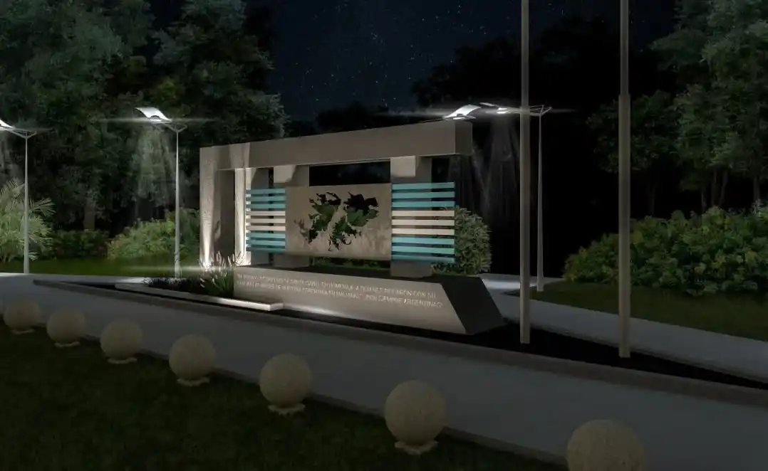 El homenaje isabelense a los ex combatientes de Malvinas. Foto: Gentileza.