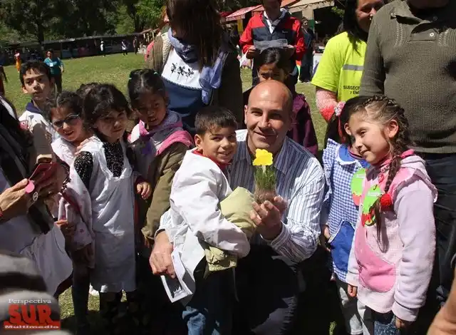 Martiniano Molina participó de la Expohuerta Educativa del distrito