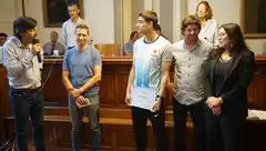 Nahuel Carabajal, personalidad destacada de Tandil por sus logros en karate