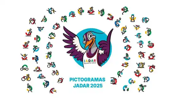 Jadar 2025: cada disciplina deportiva tendrá su pictograma universal e inclusivo