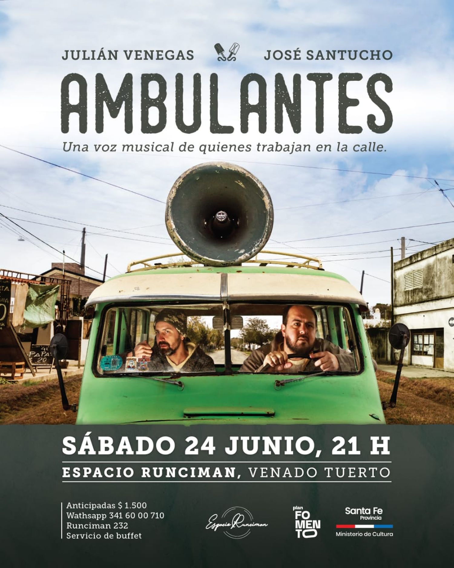 “Ambulantes”, este sábado en Espacio Runciman