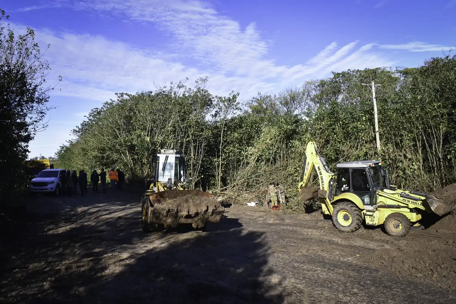 Hay  paso provisorio en la Ruta Provincial 43
