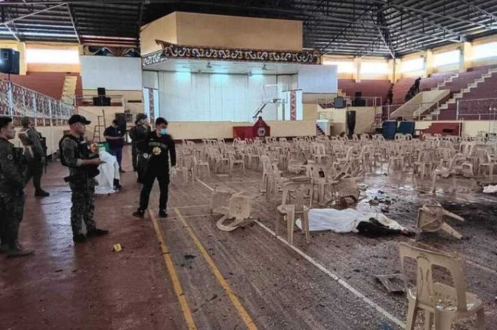 Atentado en una iglesia