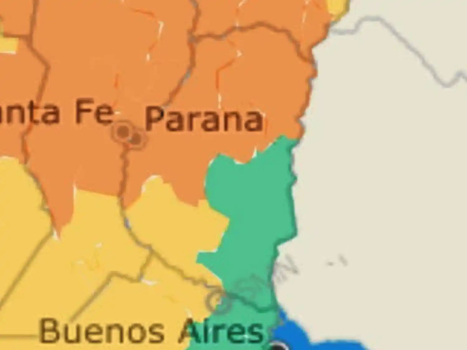 Alerta naranja por tormentas fuertes en Concordia y la zona centro norte de Entre Ríos