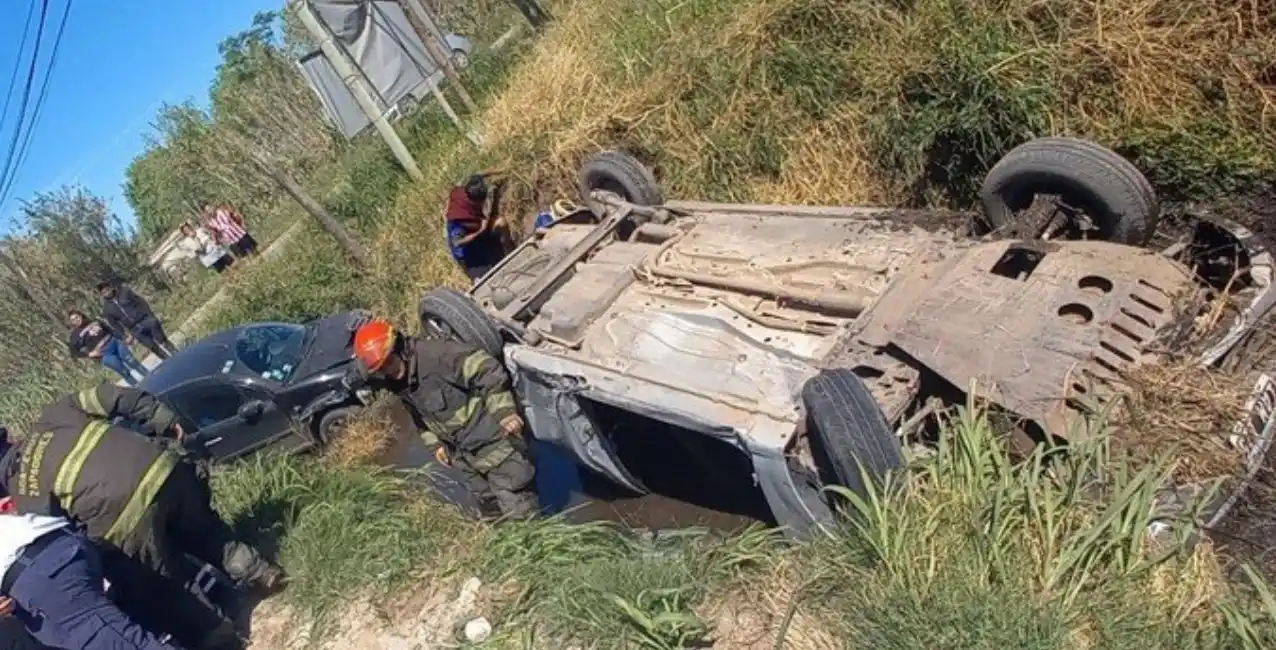 Monte Vera: fatal accidente automovilístico dejó dos heridos