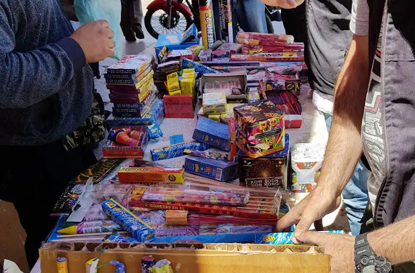 Secuestraron 350 kilos de pirotecnia que se vendía ilegalmente