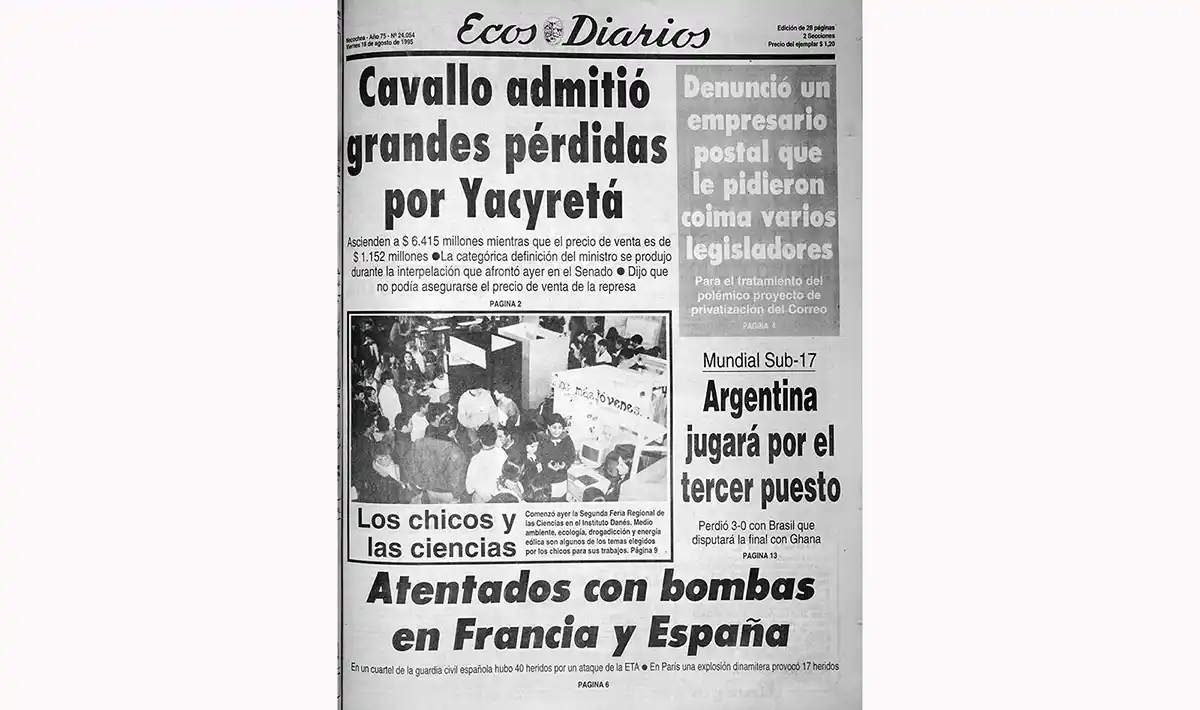 Viernes 18 de agosto de 1995