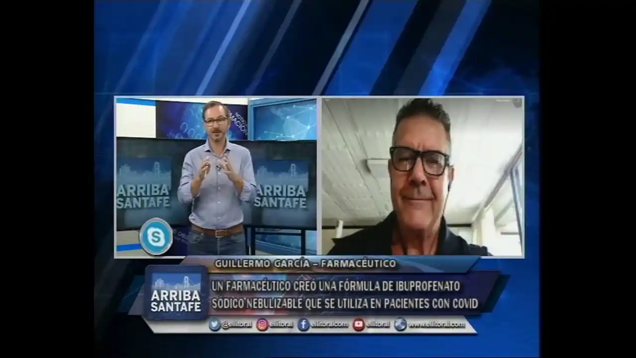 Farmacéutico creó fórmula de Ibuprofenato sódico nebulizable que se utiliza en pacientes con Covid
