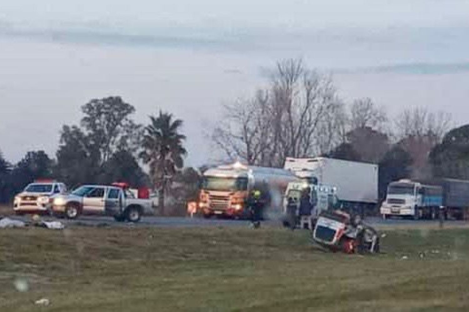 Impactante choque fatal en ruta 14: hay tres muertos y una herida