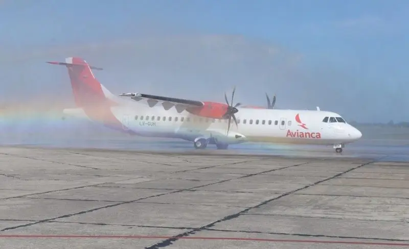 MAR DEL PLATA: Llegó el primer vuelo de Avianca