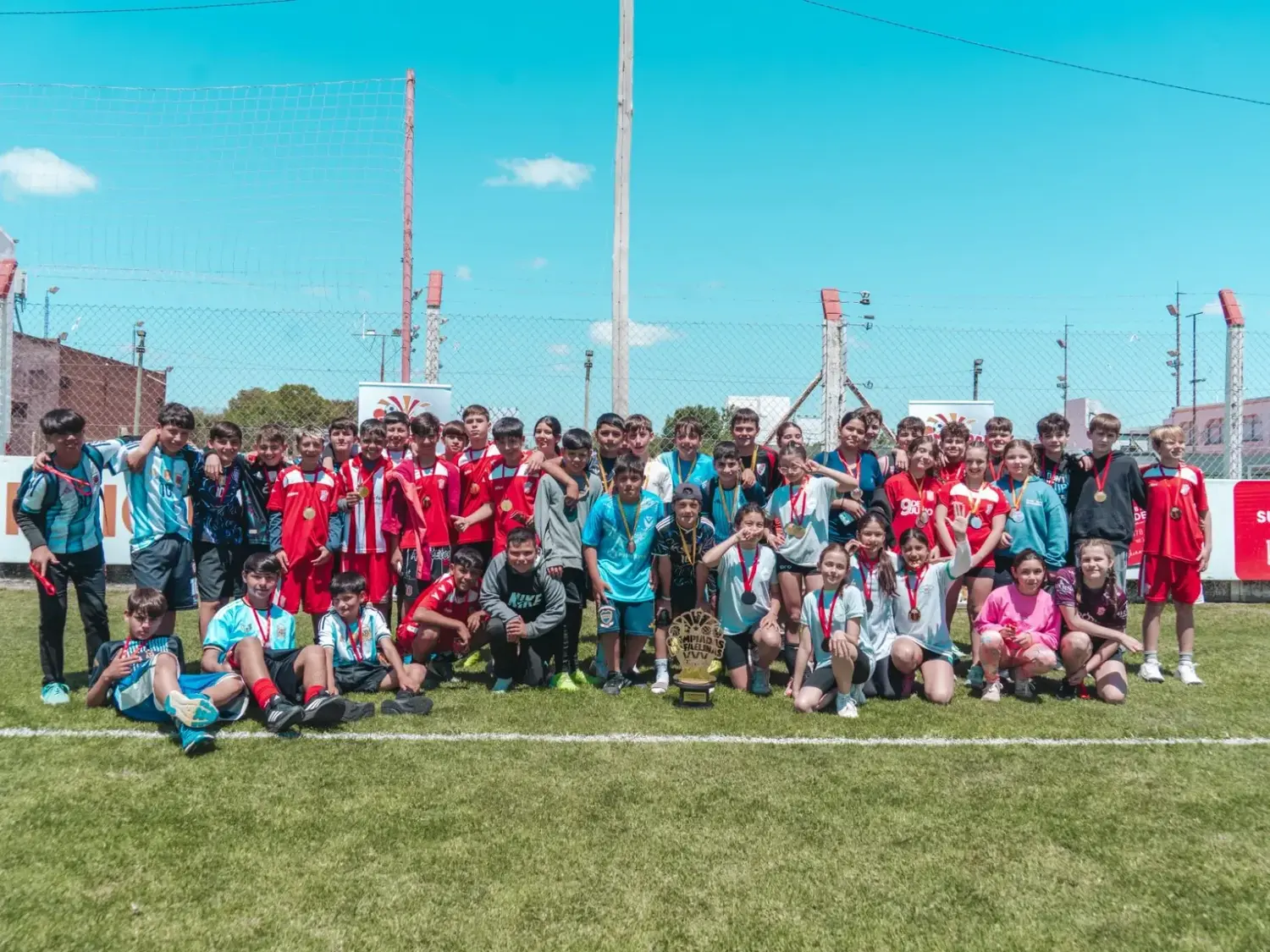 9 de Julio realizó las "Olimpíadas rafaelinas" para alumnos de escuelas primarias promoviendo el deporte y ,la integración. Foto:Prensa 9 de Julio