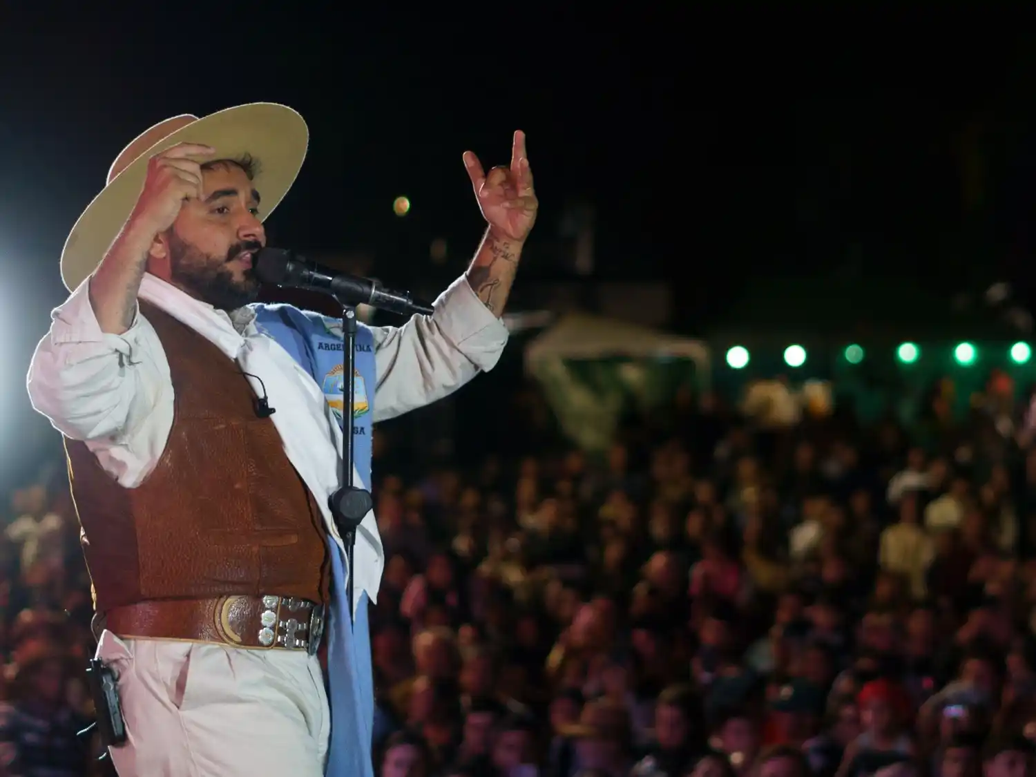 Lázaro Caballero, el artista más convocante de la grilla. Foto: Gentileza