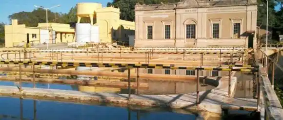 Continúan los trabajos  del anillado de la nueva planta de agua