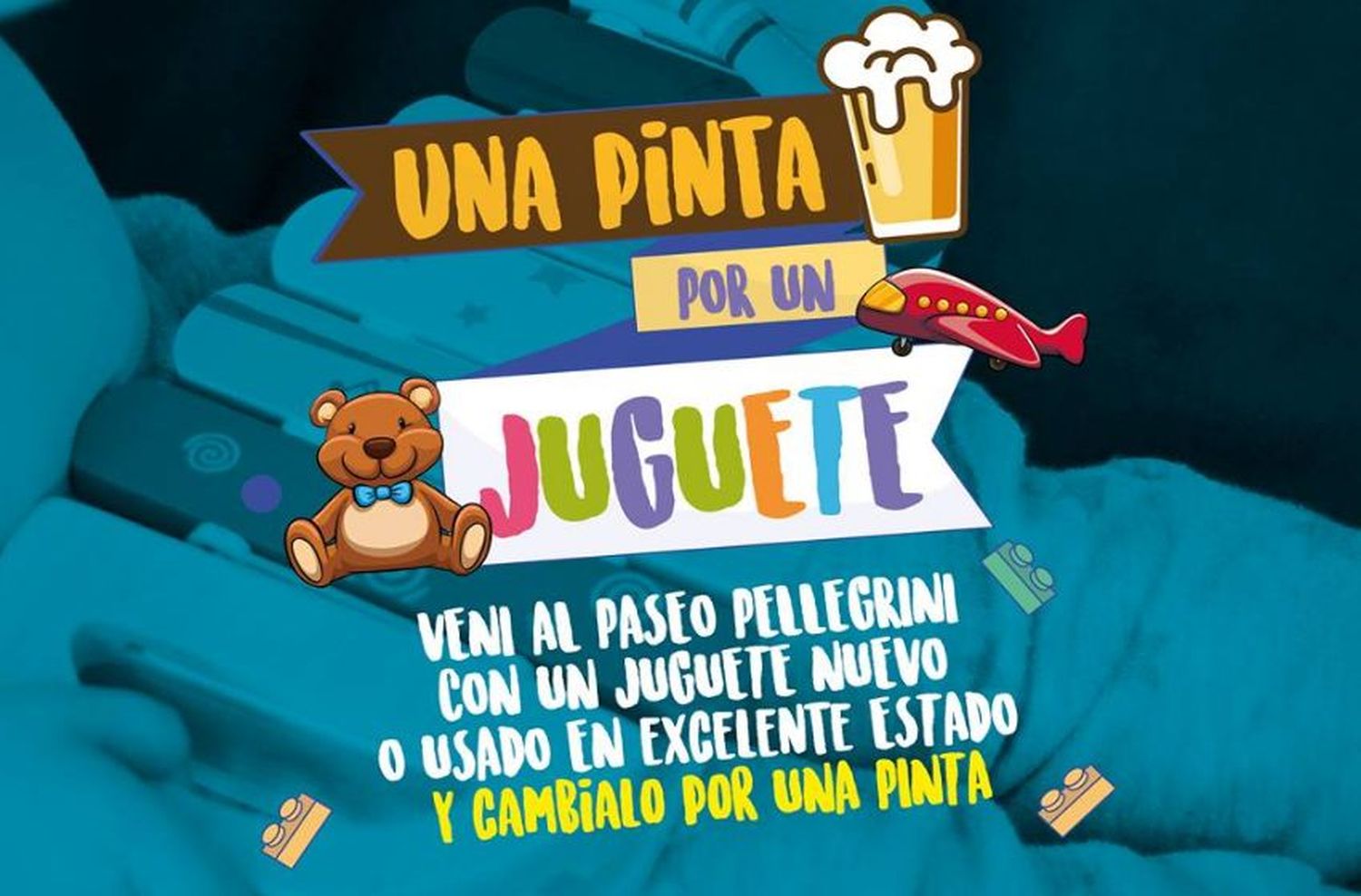 «Una pinta por un juguete», la campaña de Paseo Pellegrini para que cada niño tenga su regalos en estas fiestas