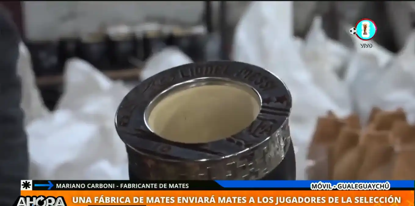 La AFA le encargó mates personalizados para los jugadores de la Selección a un gualeguaychuense: ¿Se filtró la lista del mundial?