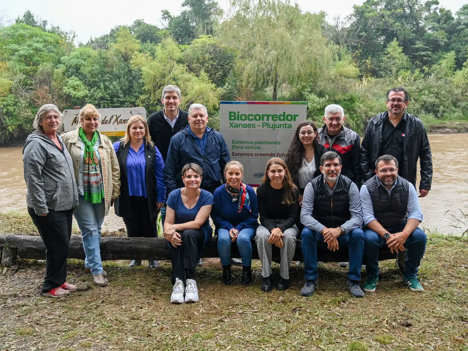 Autoridades provinciales y de municipios de la región lanzaron el “Biocorredor Xanaes-Plujunta”