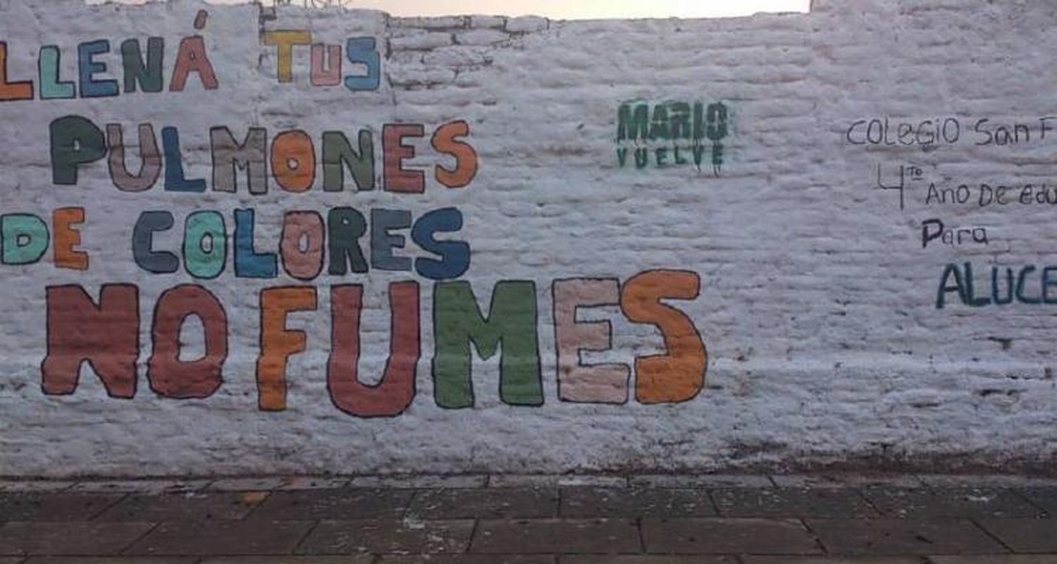Jóvenes R estropearon mural de Alucec y pidieron disculpas