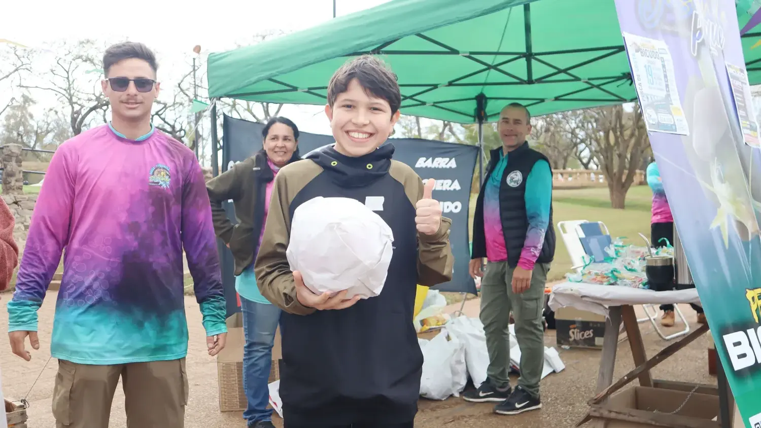95 chicos participaron de la jornada infantil de pesca en Concordia