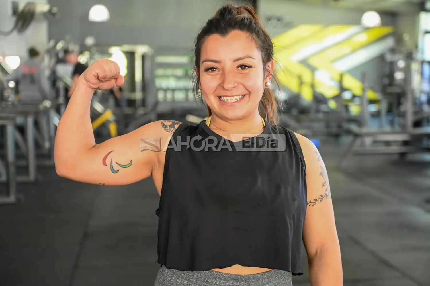 La rutina de gimnasio que realiza Ruíz Díaz es parte del plan de entrenamiento que le prepara su entrador Javier Álvarez desde Buenos Aires (crédito: MR Fotografía)..