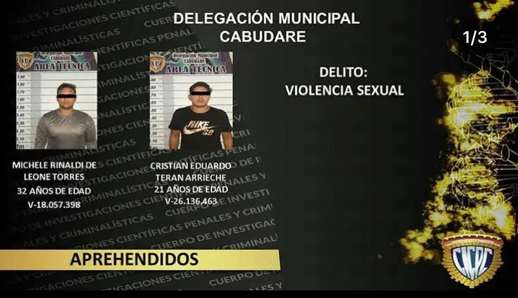 VIOLAN Y ENGAÑAN a una mujer y dos hombres son capturados
