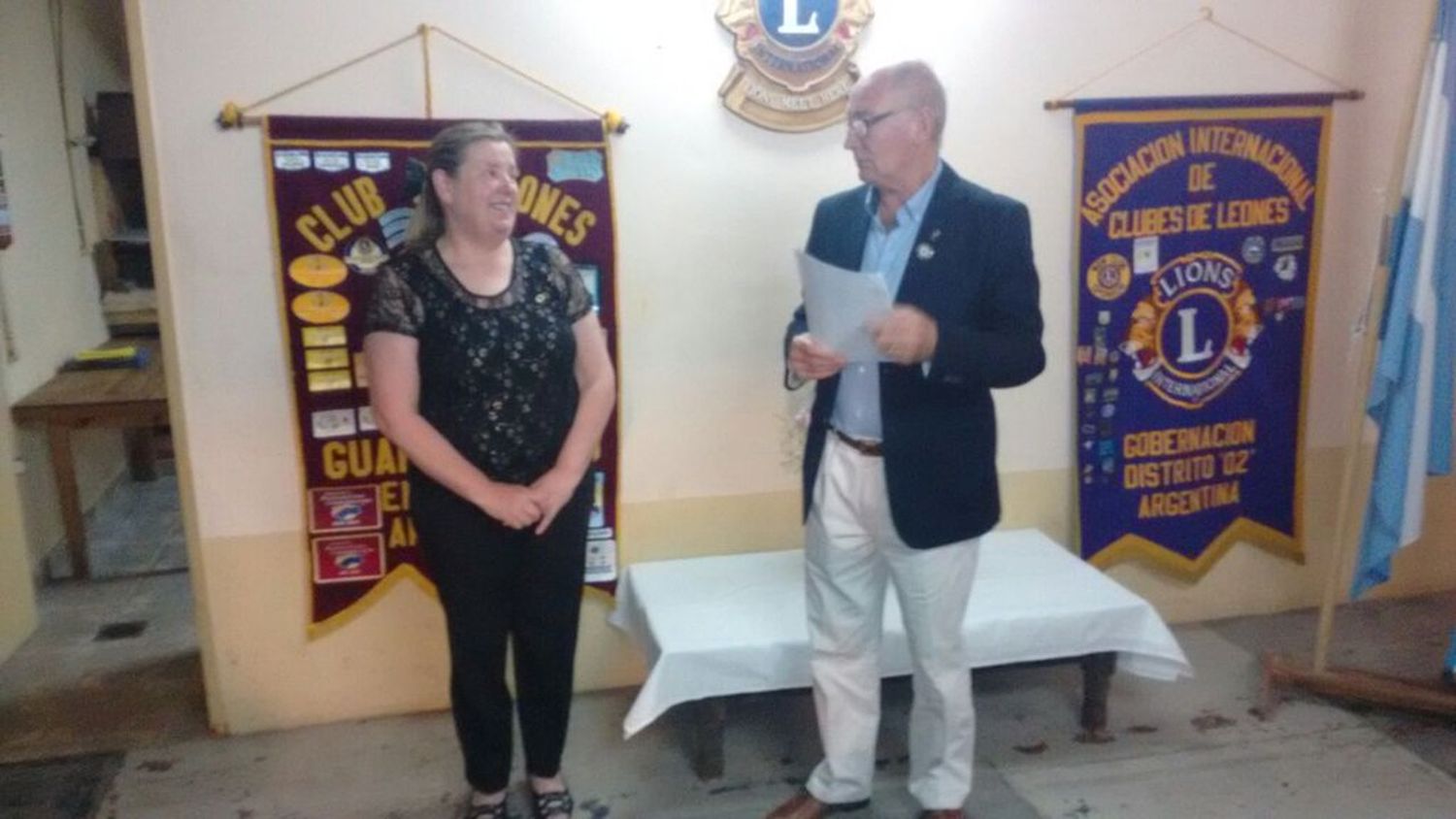 Cambio de autoridades y jura de nuevos socios en el Club de Leones