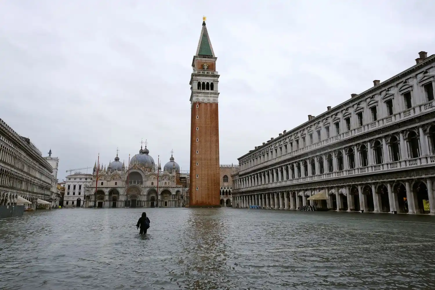 El sistema de diques no logra proteger a Venecia de las inundaciones