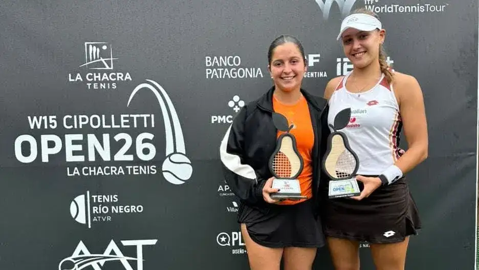 Meabe y Larraya Guidi, campeonas en Río Negro.