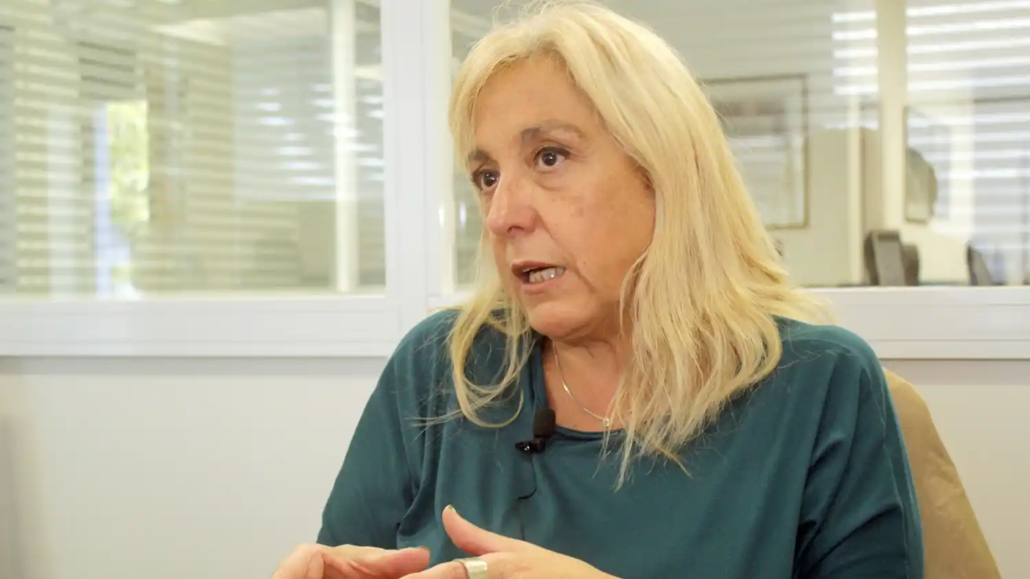 Andrea Perestiuk. Secretaria de Salud de la Municipalidad