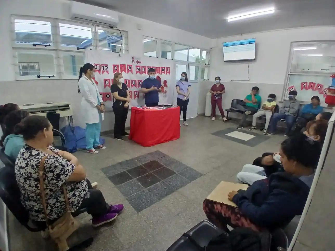 El hospital Central conmemoró el Día Mundial del Sida