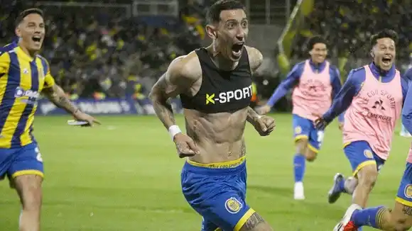 Con un gol de otro partido de Di María, Rosario Central se impuso en el clásico rosarino