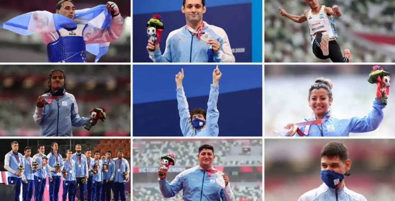 Argentina consiguió nueve medallas en los Juegos Paralímpicos de Tokio