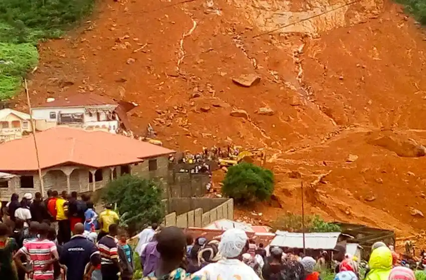 Sierra Leona: Alud dejó un saldo de 300 muertos