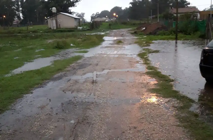 La tormenta le imprimió su huella a las calles del sur