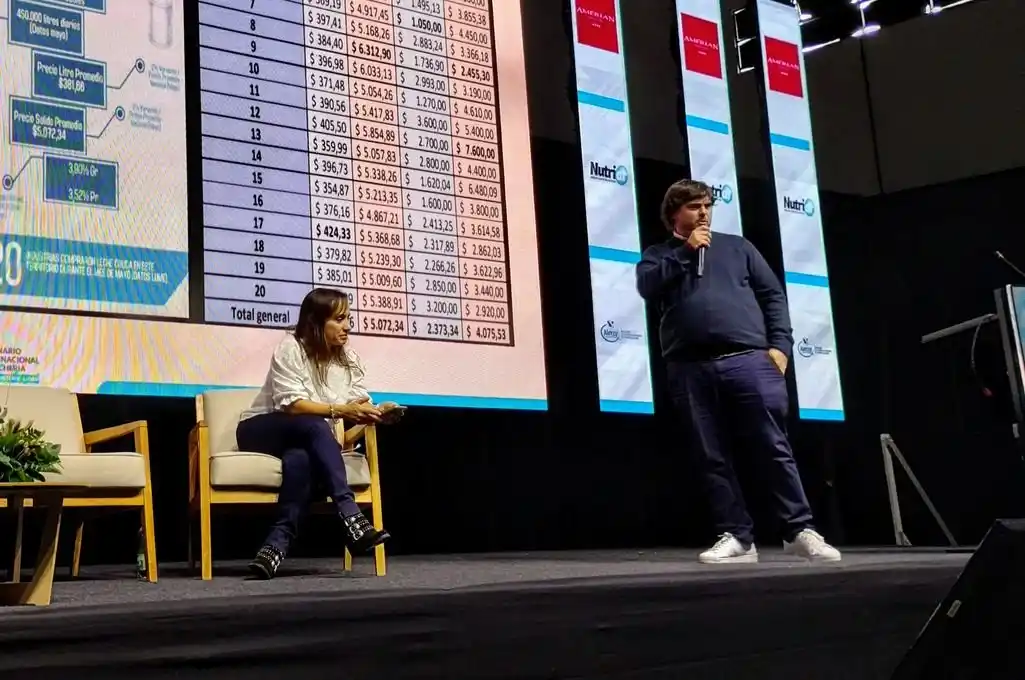 Alconada participó del 4° Seminario Internacional de Lechería en Rafaela.