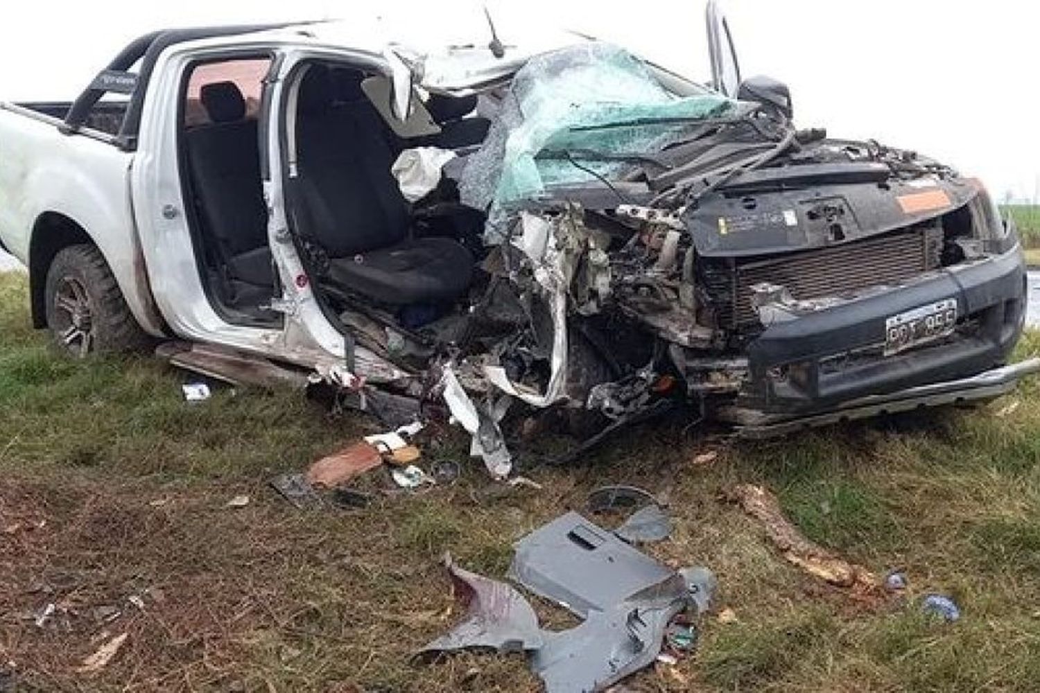 Accidente de consideración en la autovía 19