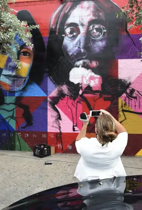 John Lennon fue homenajeado en Nueva York a 35 años de su muerte