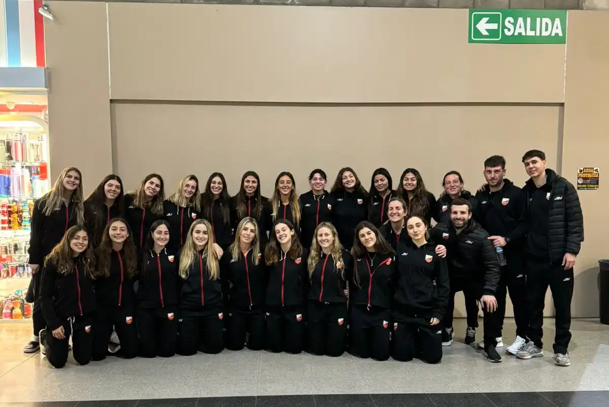 El Seleccionado Mayor de Mar del Plata en su salida hacia Rosario.