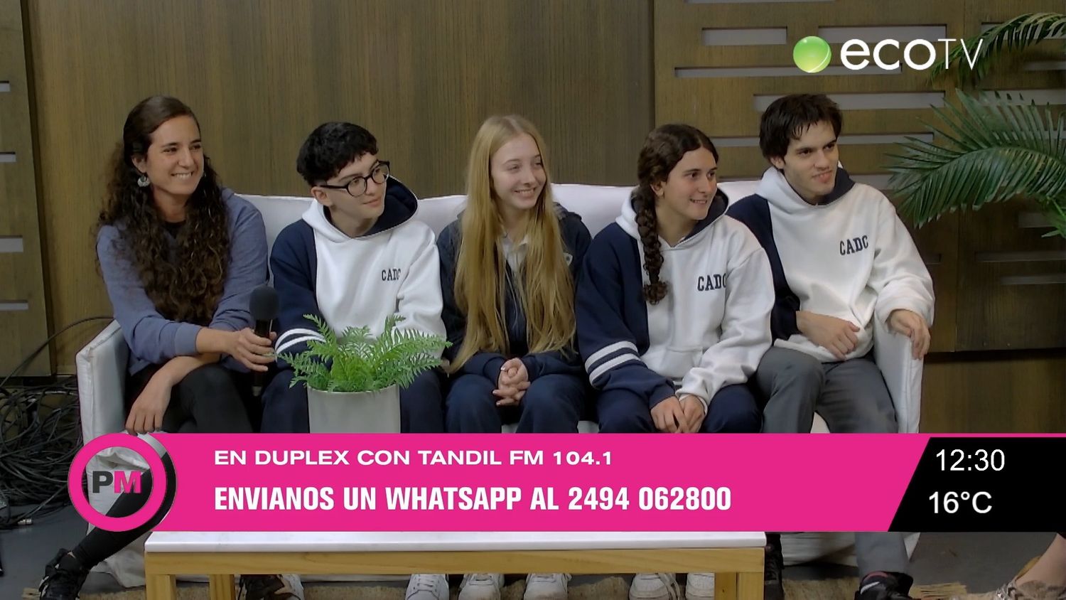 Alumnos de la orientación Comunicación visitaron El Eco