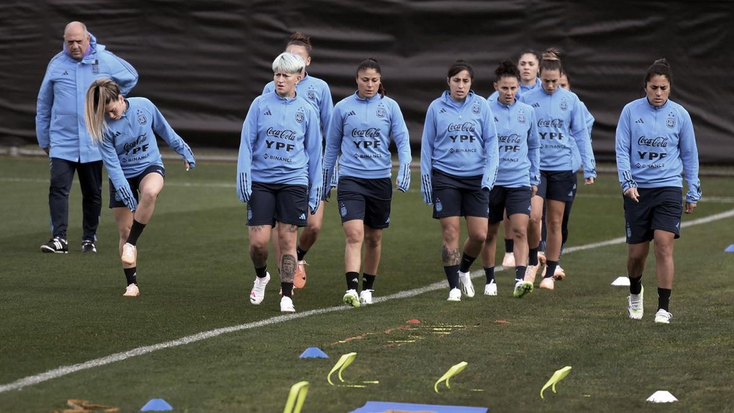 La Selección entrenó con vistas al partido con Sudáfrica.