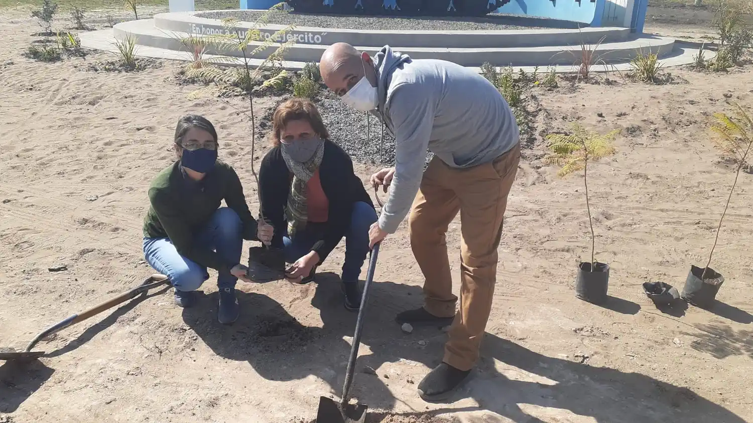 Pueblo Belgrano recordó su adhesión a la Campaña Nacional "1 Millón de Árboles"