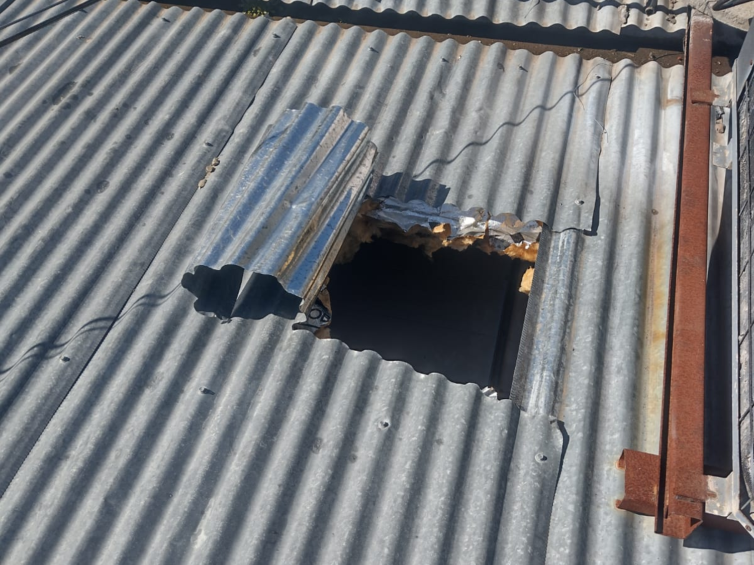 Mediante un boquete, robaron más de 200 kilos de mercadería en una carnicería de Villa Italia