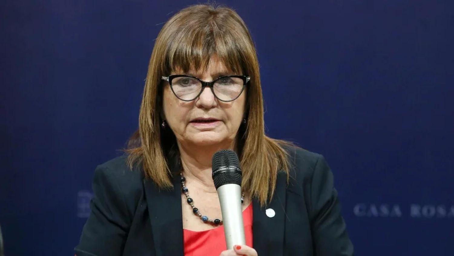 Patricia Bullrich, ministra de Seguridad de la Nación.