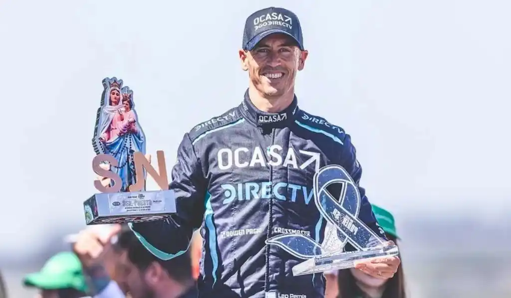 Leonel Pernía, candidato a ganar el Olimpia en automovilismo.