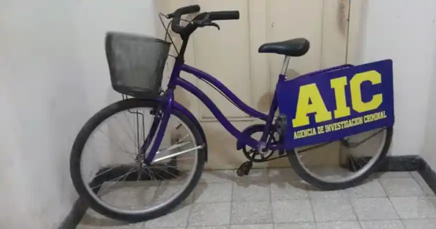 Personal de la Agencia de Investigación Criminal dependiente del Ministerio de Seguridad de Santa Fe recuperó el rodado.