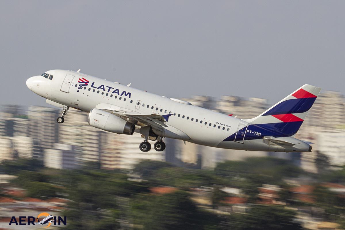Un avión de Latam y un jet de Embraer se cruzaron a 120 metros de distancia.