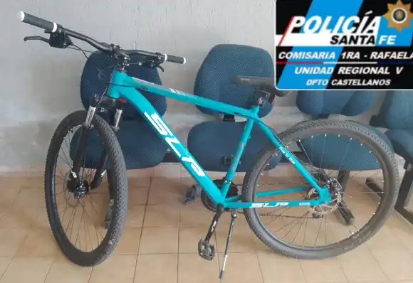 Robó una bicicleta y lo descubrieron “paseando” por Aristóbulo del Valle