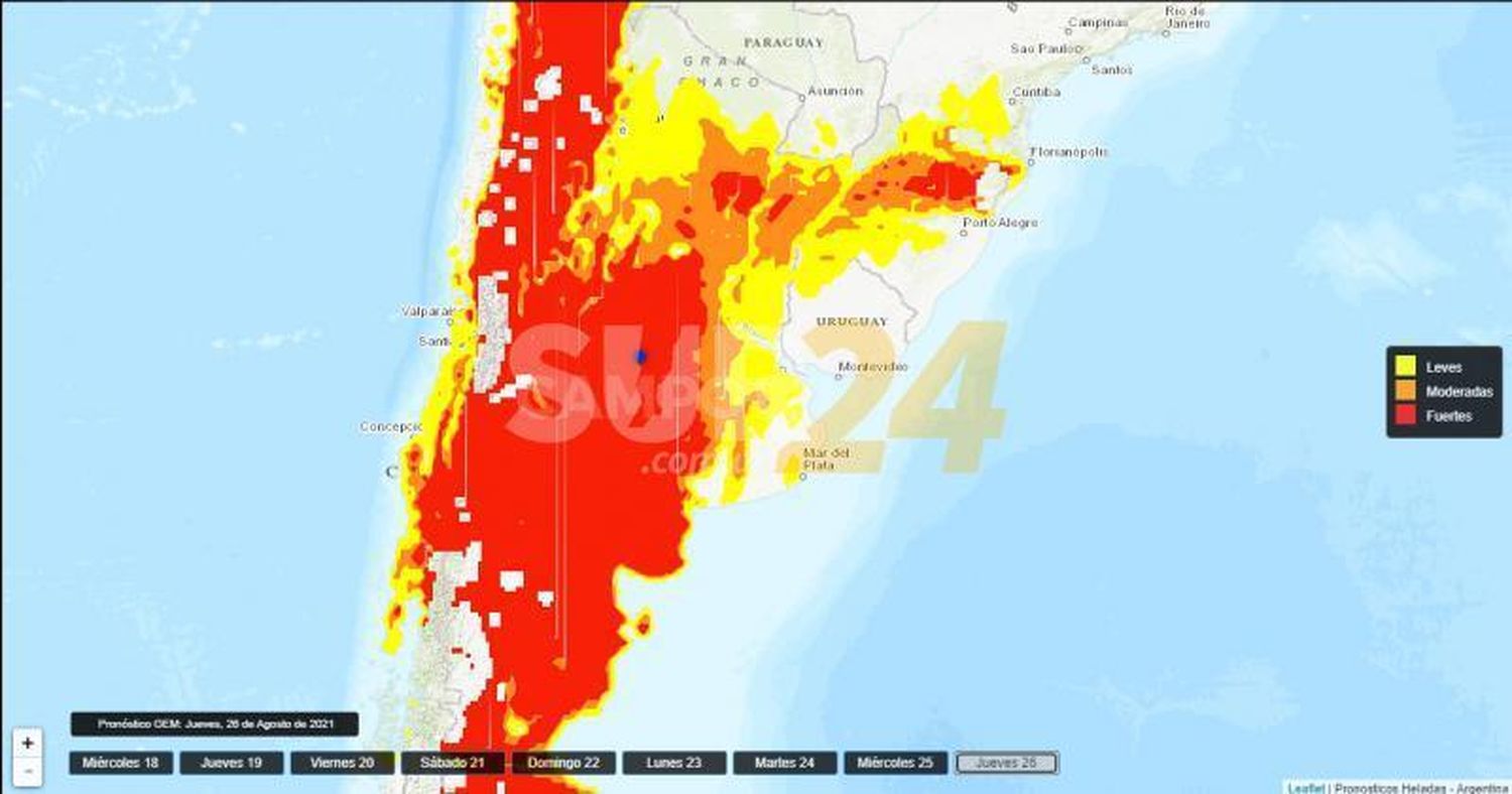 Después del “veranito”, vuelven las heladas a la región